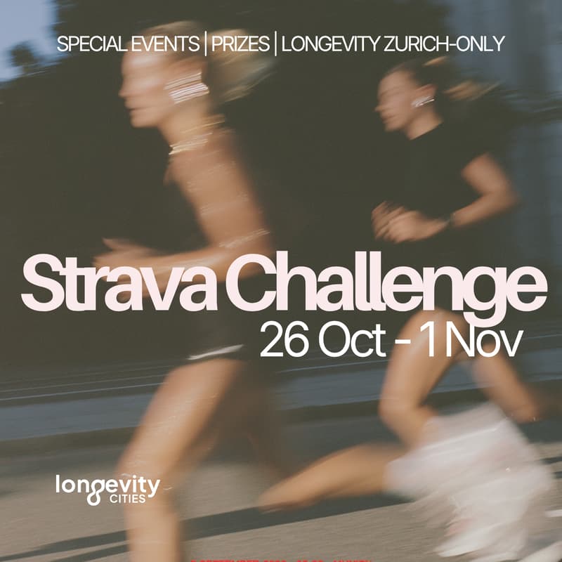 Cover Image for Longevity Zurich Strava Challenge | 26 October - 1 November