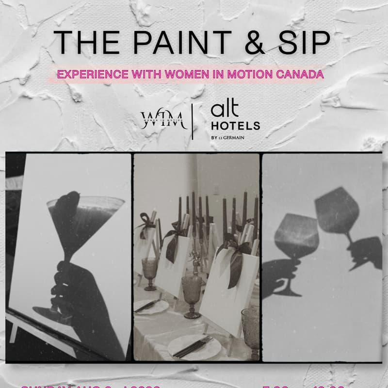 Cover Image for The Paint & Sip Experience With WIM X ALT Hotel
