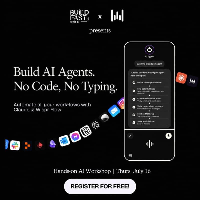 Cover Image for Build your first AI Agent : No Code, No Typing