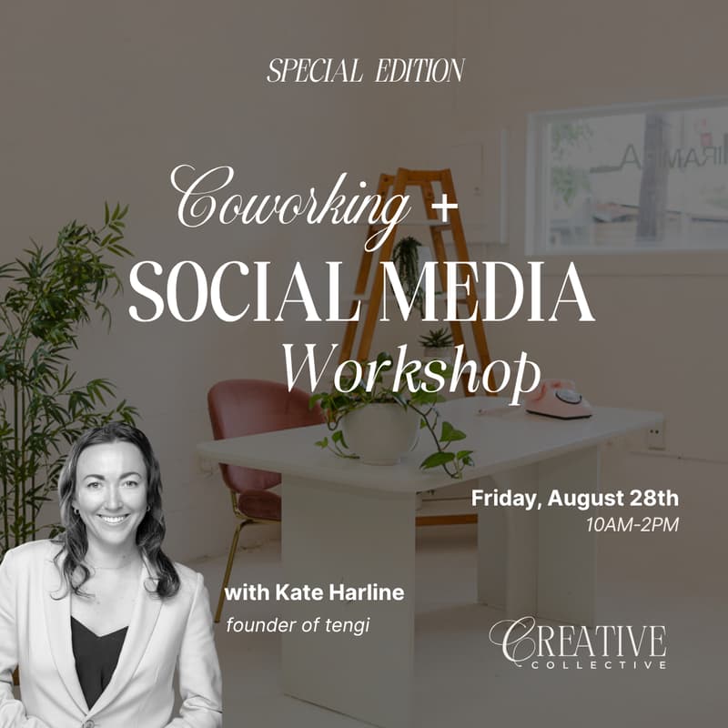 Cover Image for Community Coworking + Social Media Glow-Up