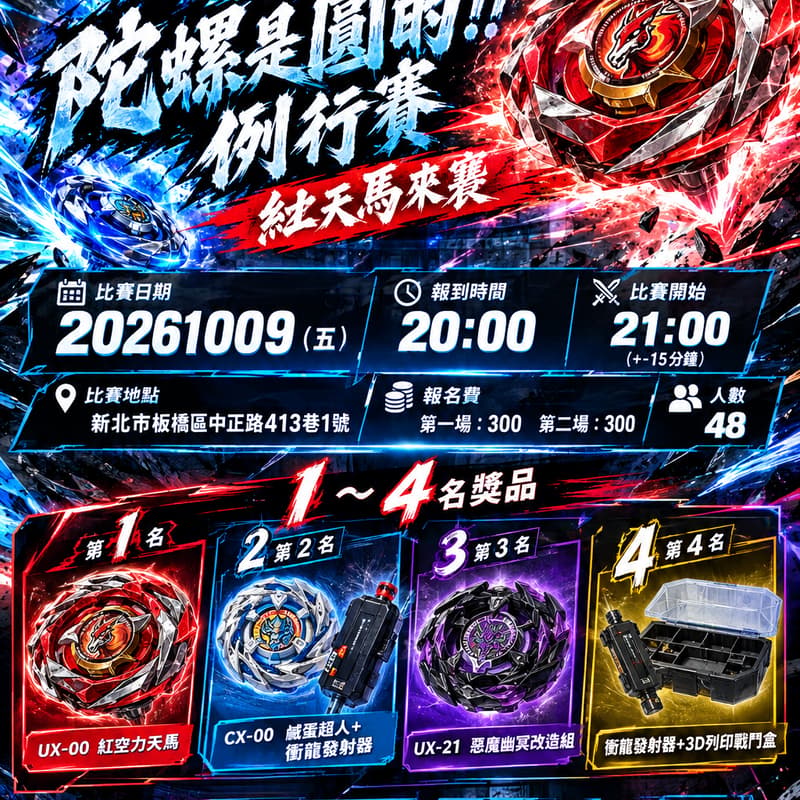 Cover Image for 陀螺是圓的!!例行賽 紅空來囉