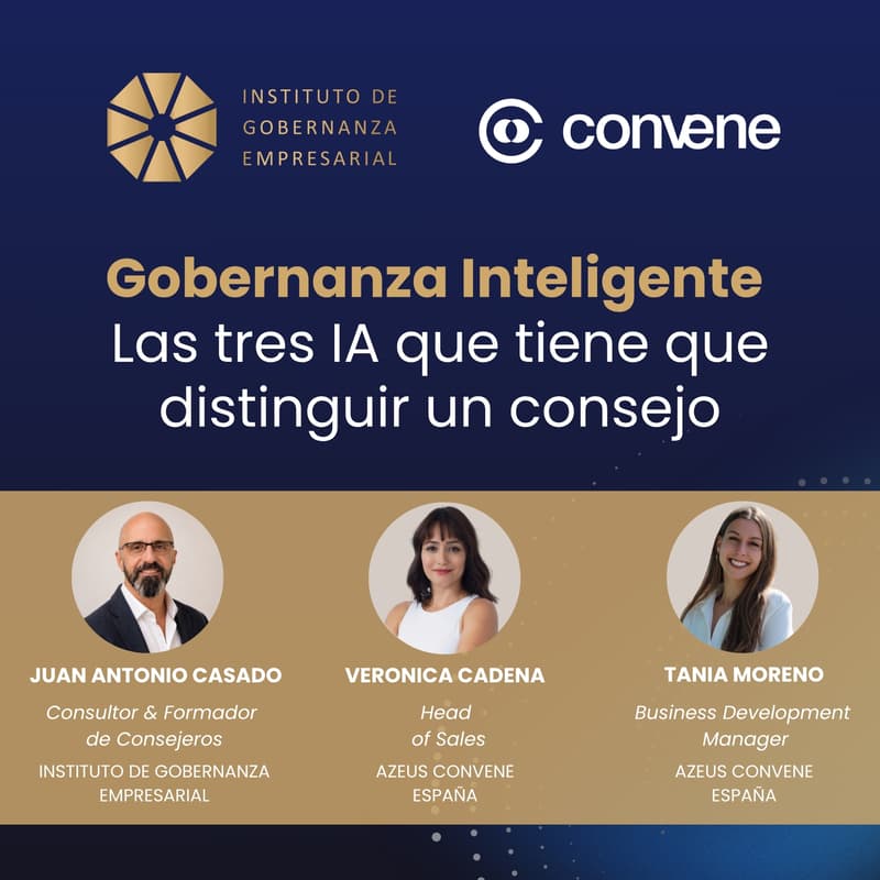 Cover Image for Gobernanza Inteligente: Las tres IA que tiene que distinguir un consejo | Convene + IGE