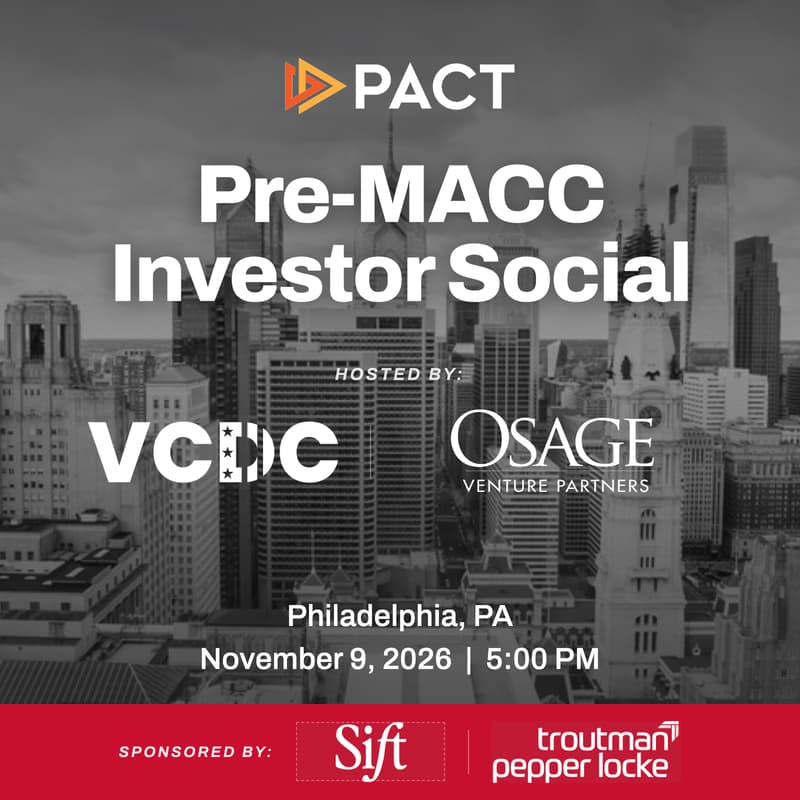Cover Image for Pre-MACC Investor Social
