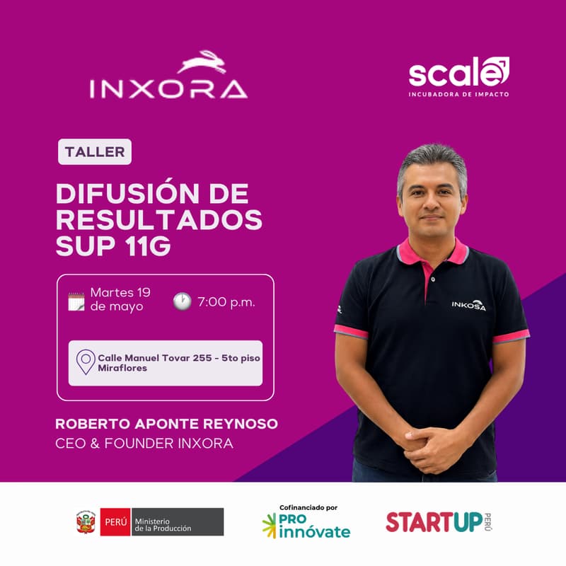 Cover Image for Taller de Difusión de Resultados SUP 11G: Inxora