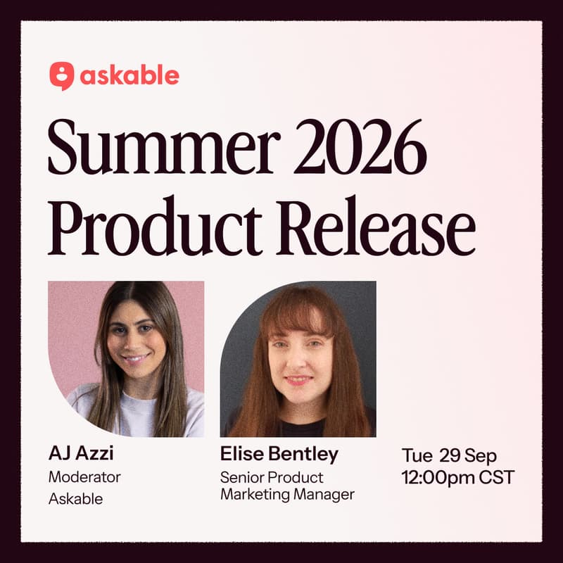 Cover Image for Summer 2026 Askable Product Release