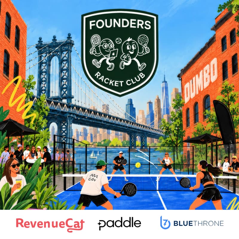 Cover Image for App Week Padel: Founders Racket Club × RevenueCat × Paddle × BlueThrone