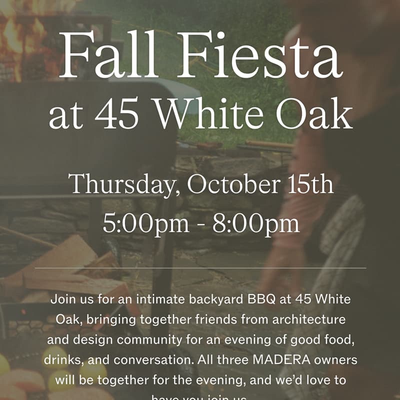 Cover Image for Fall Fiesta at 45 White Oak