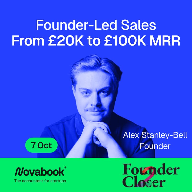 Cover Image for From £20k to £100k MRR | Founder-Led Sales