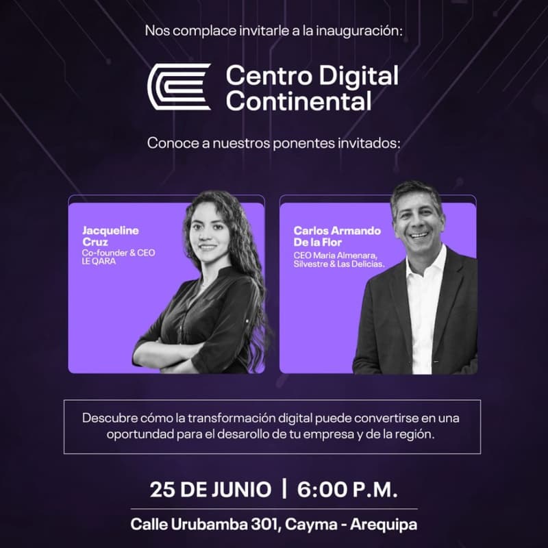 Cover Image for Inauguración Centro Digital Continental Arequipa