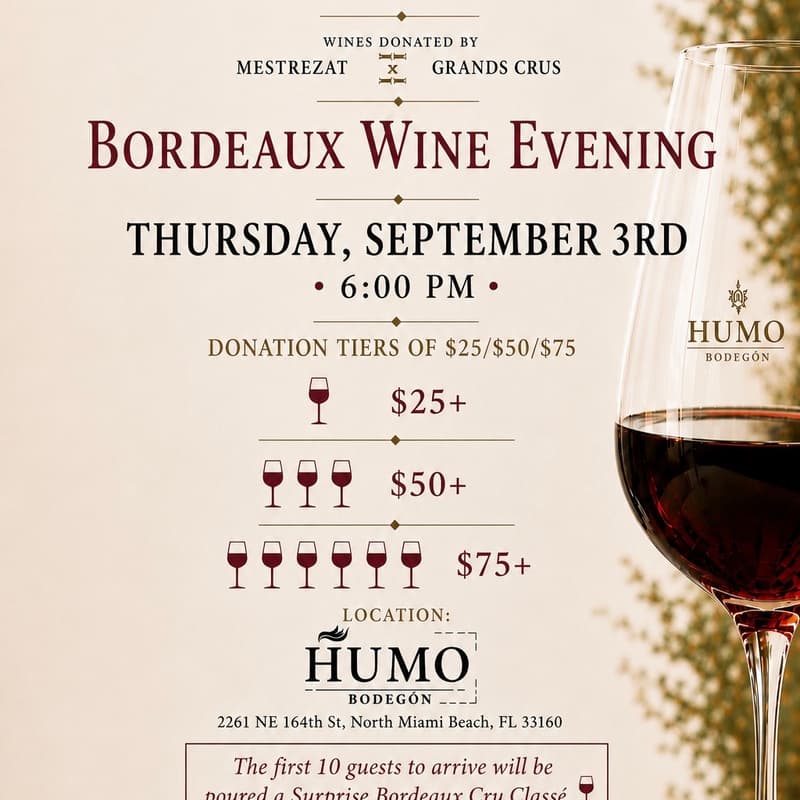 Cover Image for Miami with Bordeaux