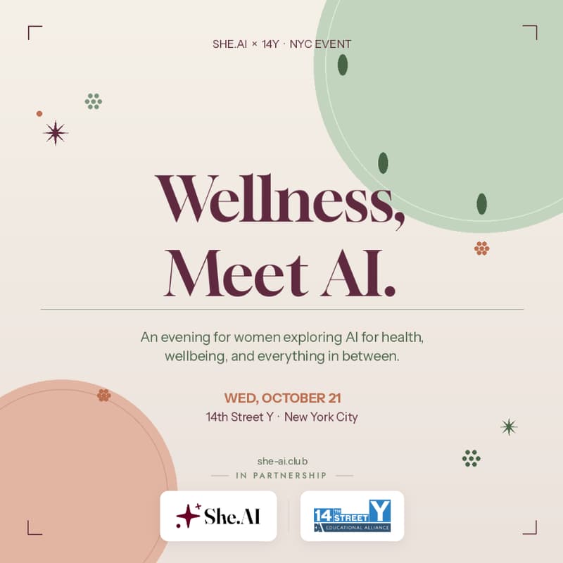 Cover Image for She AI x 14Y: Wellness, Meet AI