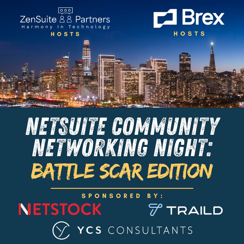 Cover Image for NetSuite Community Night: Battle Scars Edition