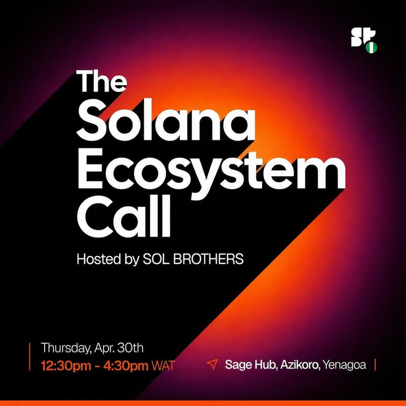 Cover Image for Solana Ecosystem Call - Bayelsa Watch Party