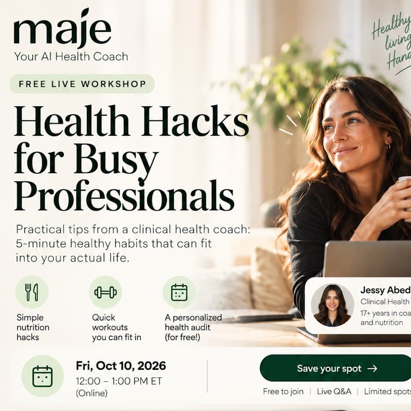 Cover Image for "Health Hacks for Busy People" Workshop
