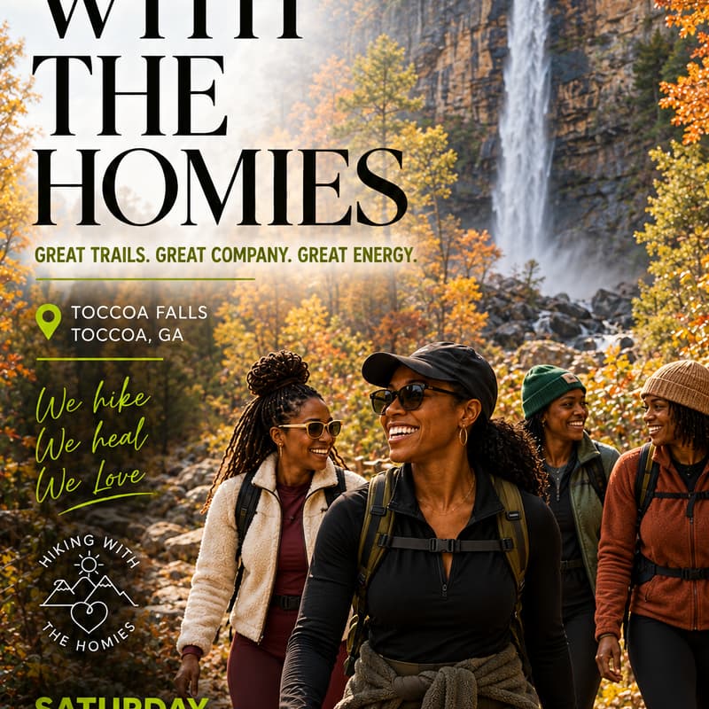 Cover Image for Hiking With The Homies π₯Ύ Toccoa Falls π