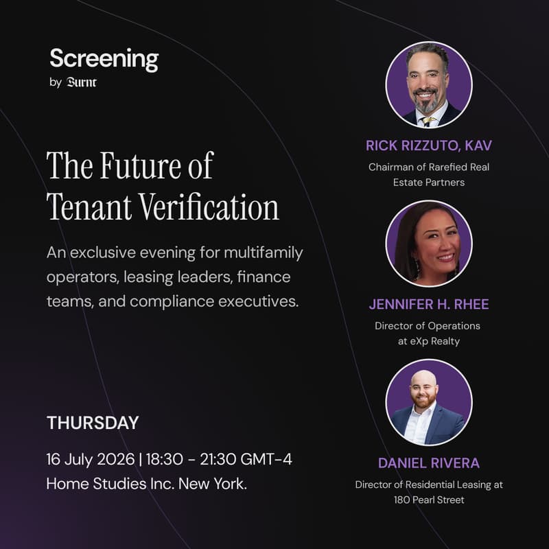 Cover Image for Burnt Launch Event: The Future of Tenant Verification
