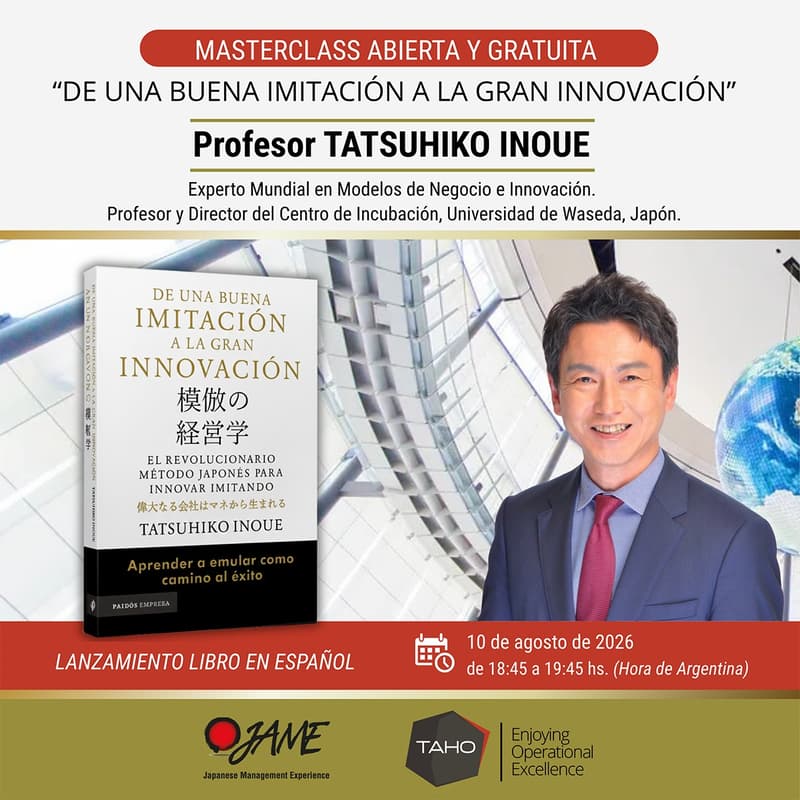 Cover Image for Masterclass con Tatsuhiko Inoue | De una buena IMITACIÓN a la gran INNOVACIÓN