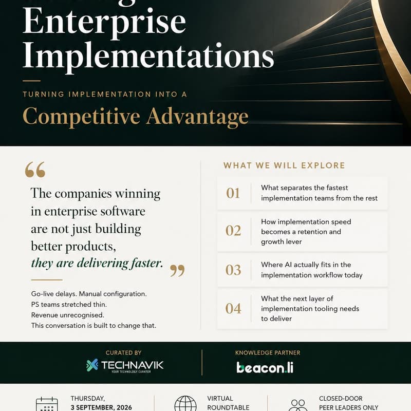 Cover Image for Scaling Enterprise Implementations: Turning Implementation into a Competitive Advantage