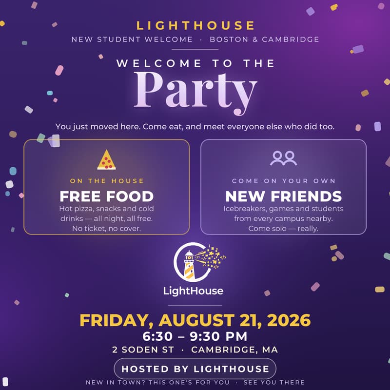 Cover Image for Welcome to the Party for New Students at LightHouse