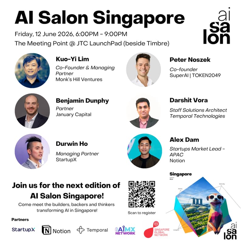 Cover Image for AI Salon Singapore (12 June 2026)