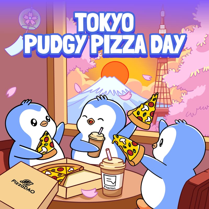 Cover Image for 🇯🇵 Tokyo Pudgy Pizza Day 🐧
