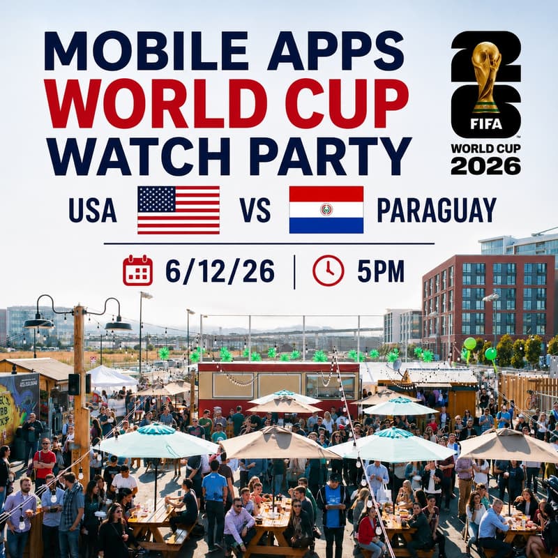 Cover Image for Mobile Apps World Cup Watch Party: USA vs PAR