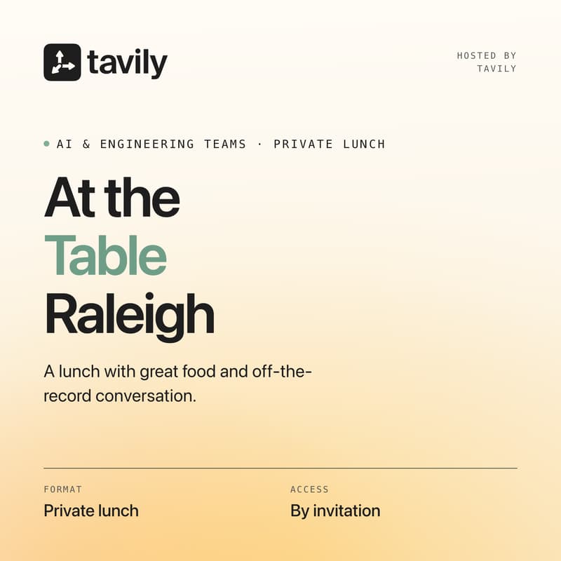 Cover Image for At the Table: A Tavily Lunch