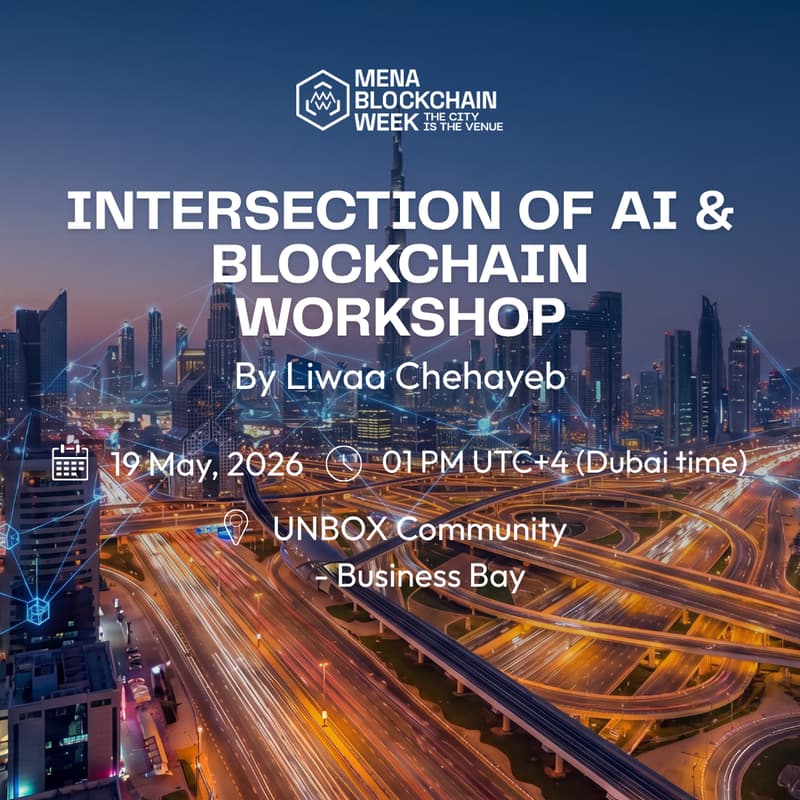 Cover Image for Intersection of AI & Blockchain Workshop - By Liwaa Chehayeb