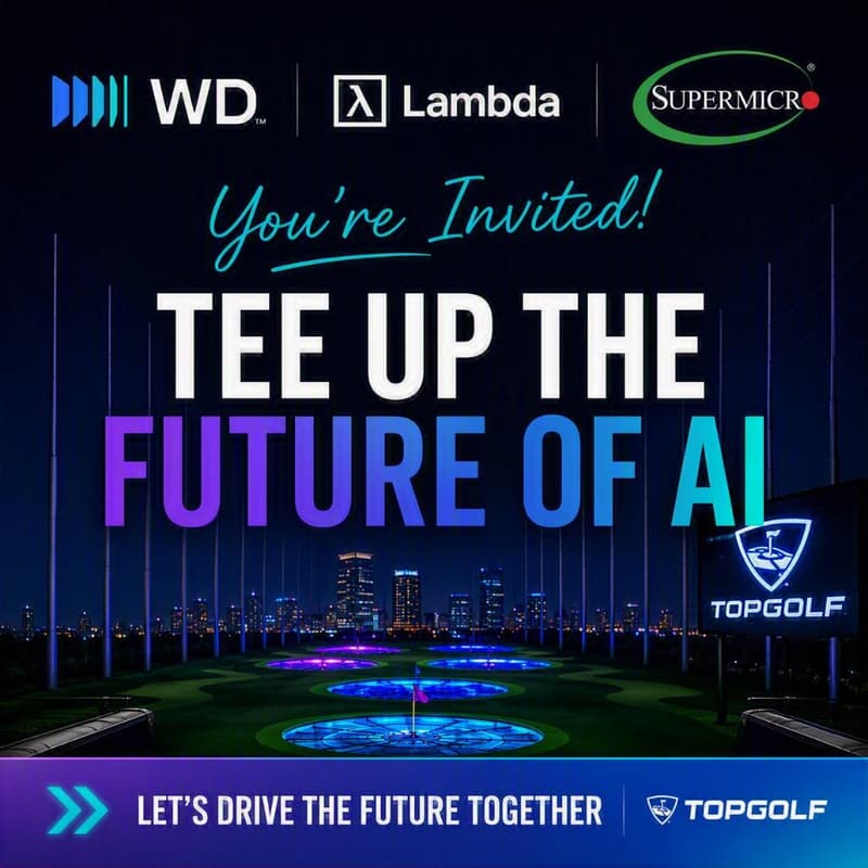 Cover Image for Tee Up The Future of AI with WD