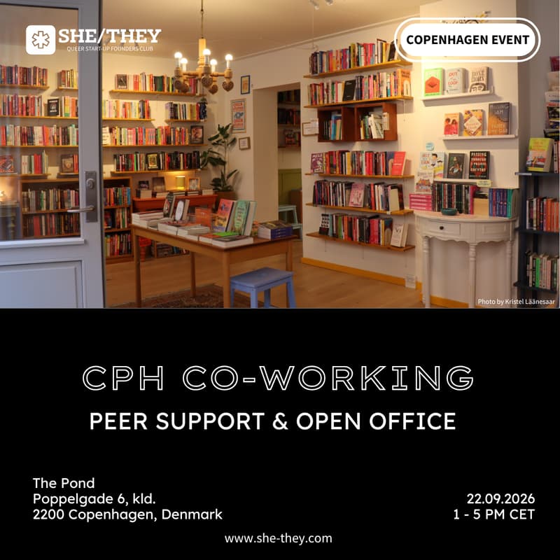 Cover Image for SHE/THEY CPH: Co-working at The Pond