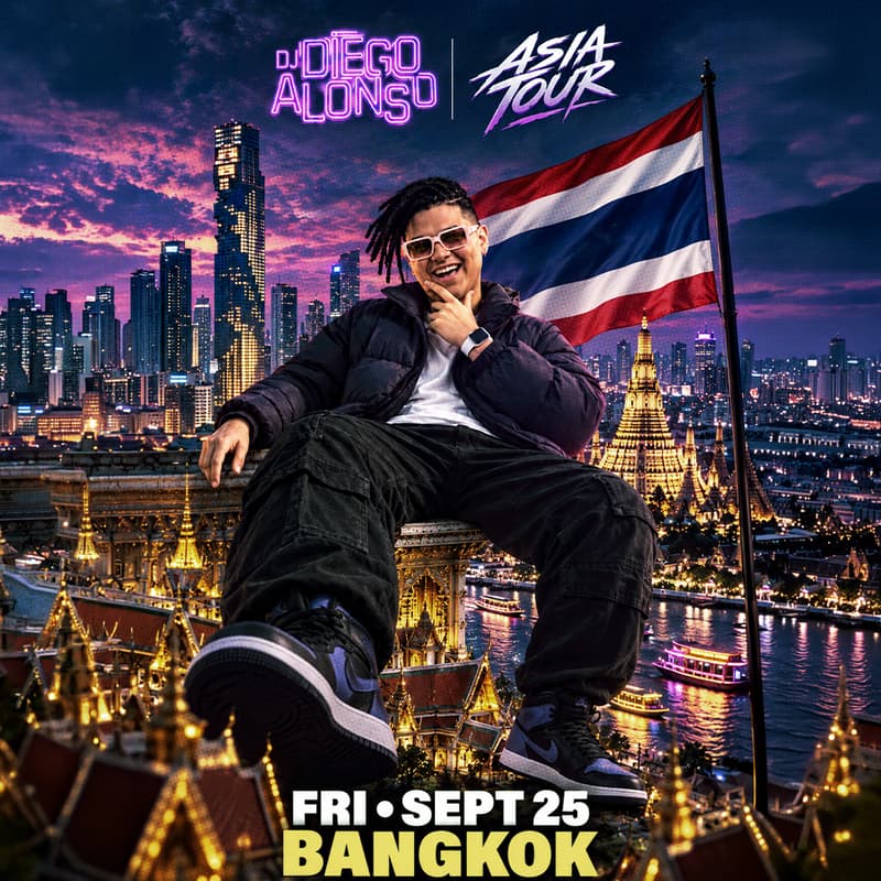 Cover Image for DIEGO ALONSO • SEPTEMBER 25 • ACES NIGHTCLUB • BANGKOK