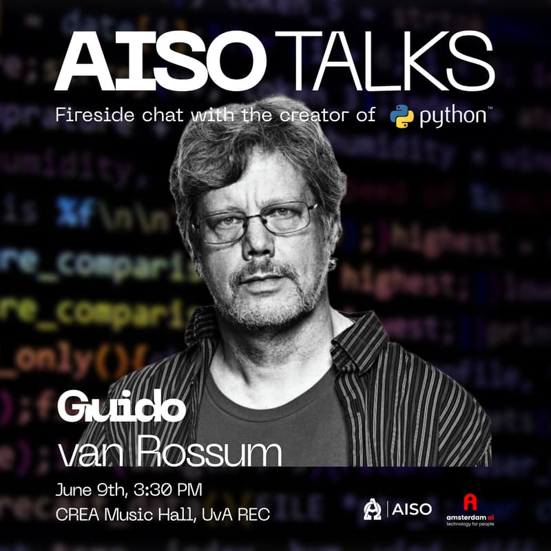 Cover Image for AISO Talks: A Conversation With Guido van Rossum - The Creator of Python