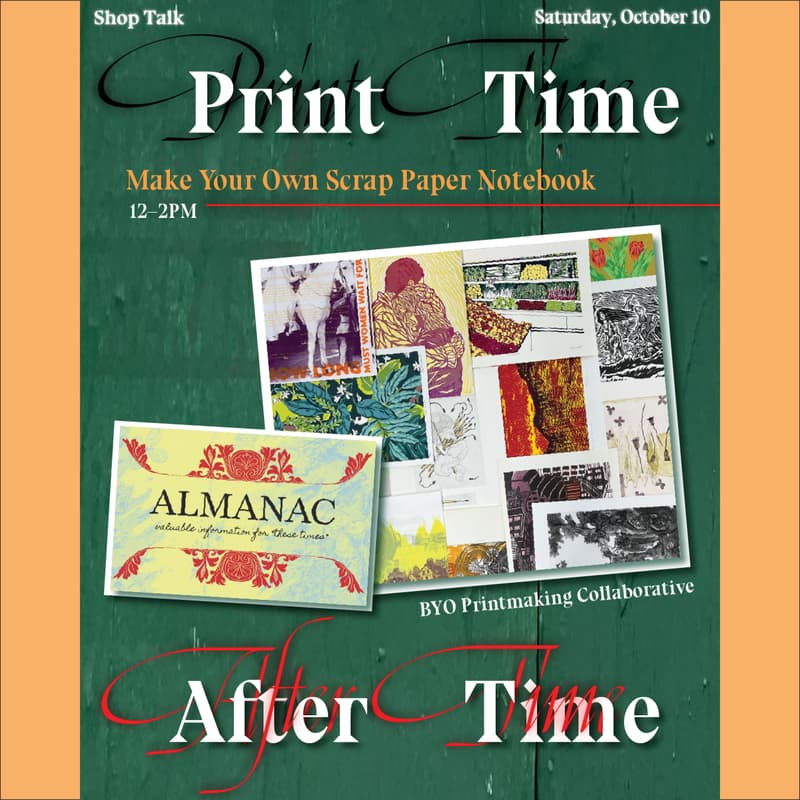 Cover Image for Shop Talk: Make Your Own Scrap Paper Notebook