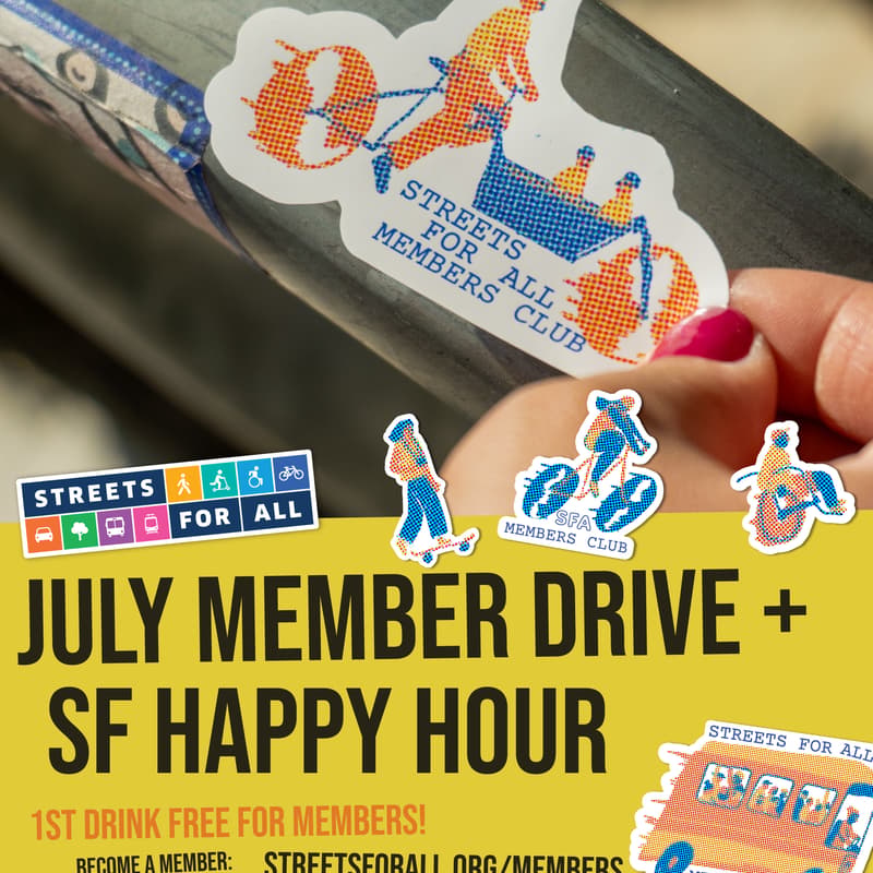 Cover Image for Streets For All SF July Happy Hour!