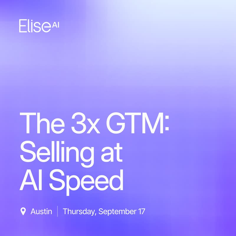 Cover Image for 3x GTM: Selling at AI Speed (Austin)