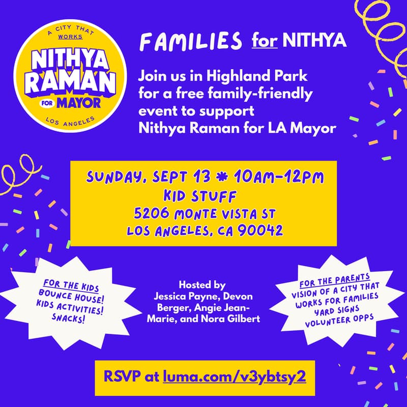 Cover Image for Eastside Families for Nithya