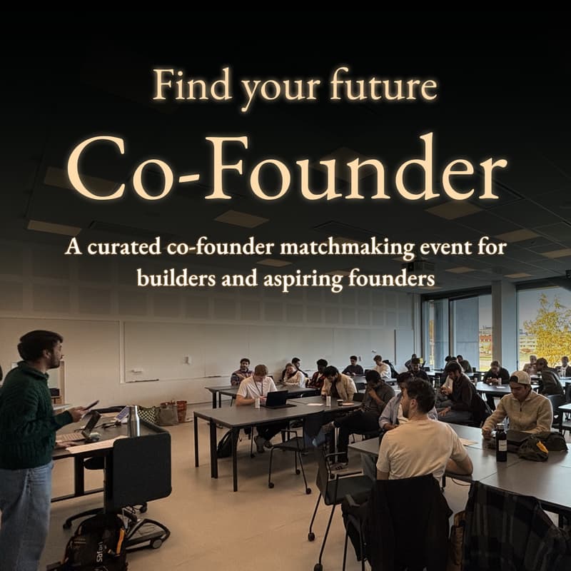 Cover Image for Co-Founder Matchmaking Event by Foundinity