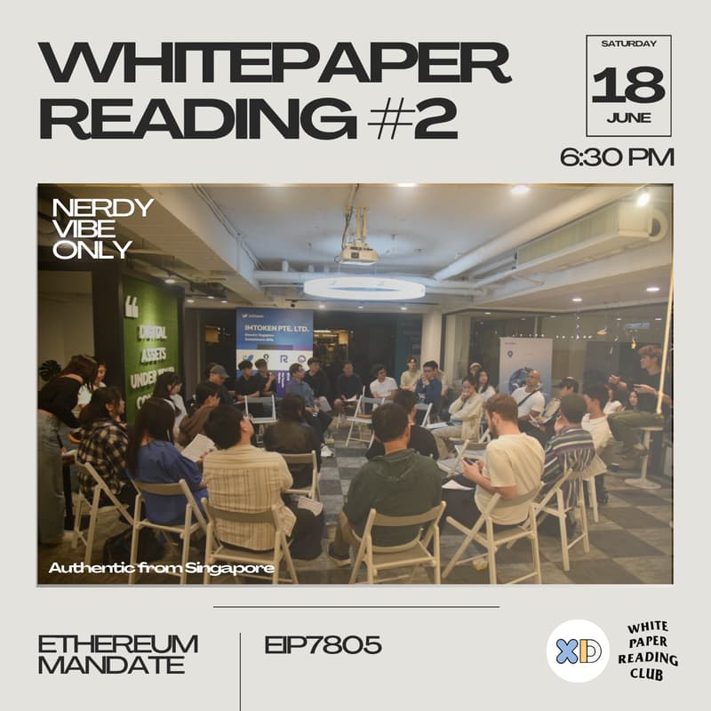 Cover Image for White Paper Reading #2 - Ethereum Mandate + EIP7805