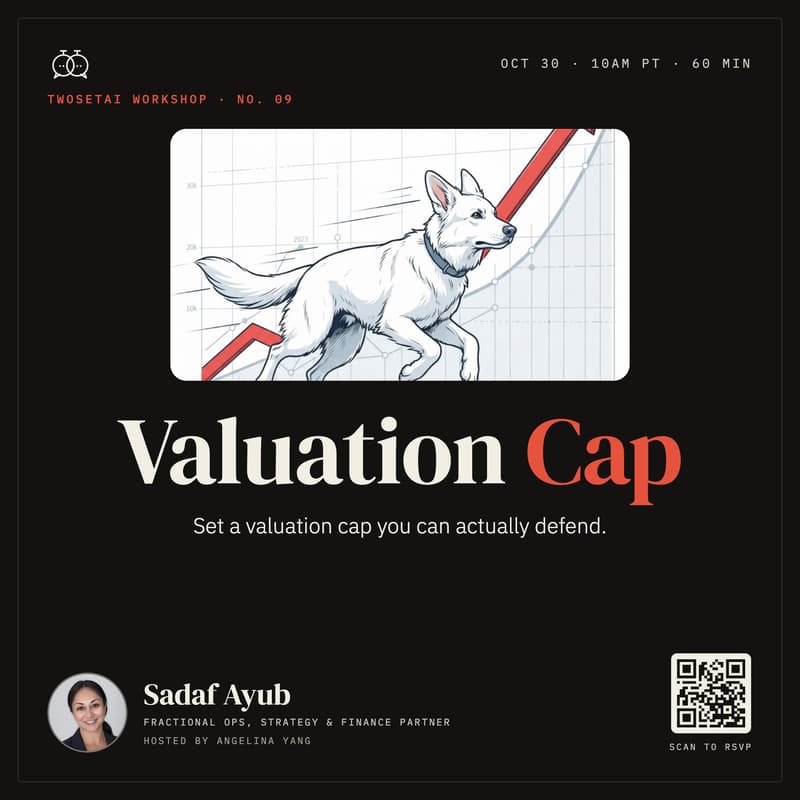 Cover Image for First-Time Founders - Are You Raising? Set a Valuation Cap You Can Actually Defend.