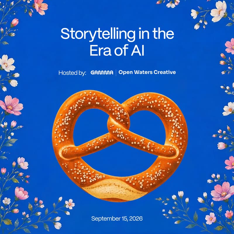 Cover Image for Panel on Storytelling in the Era of AI - After-work drinks, chat & fun
