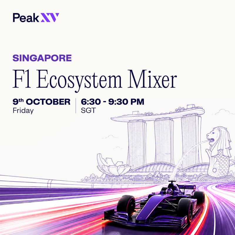Cover Image for Peak XV Singapore F1 Ecosystem Mixer