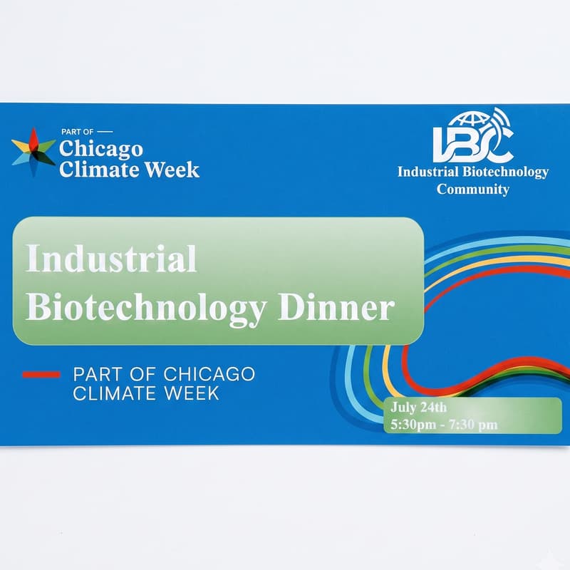 Cover Image for Industrial Biotechnology Dinner in Chicago
