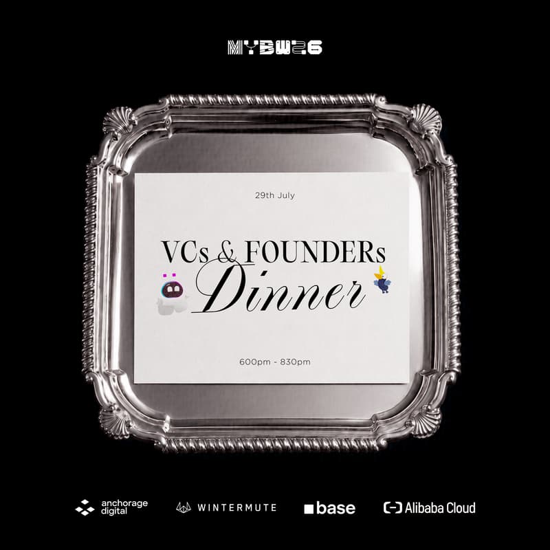 Cover Image for [MYBW26 Official] VCs & Founders Dinner