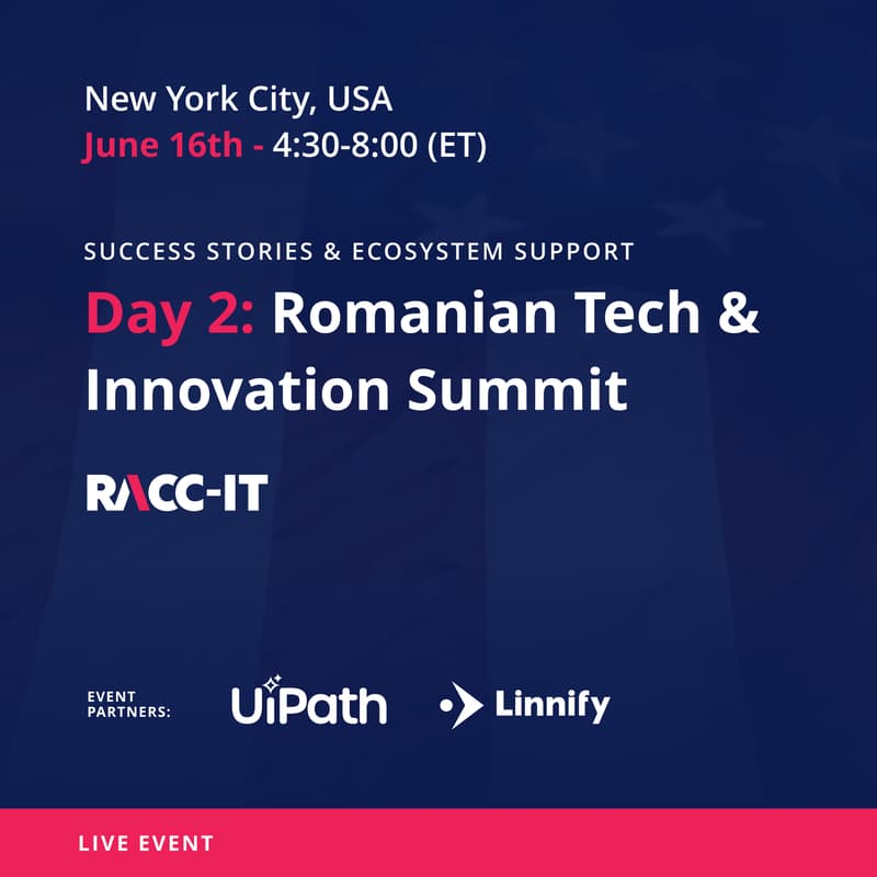 Cover Image for Romanian Tech & Innovation Summit - Day 2: Success stories & Ecosystem Support