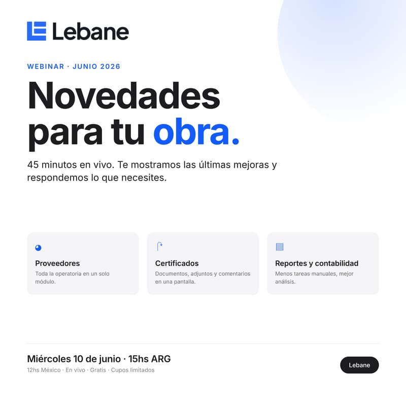Cover Image for Novedades Lebane · Junio 2026