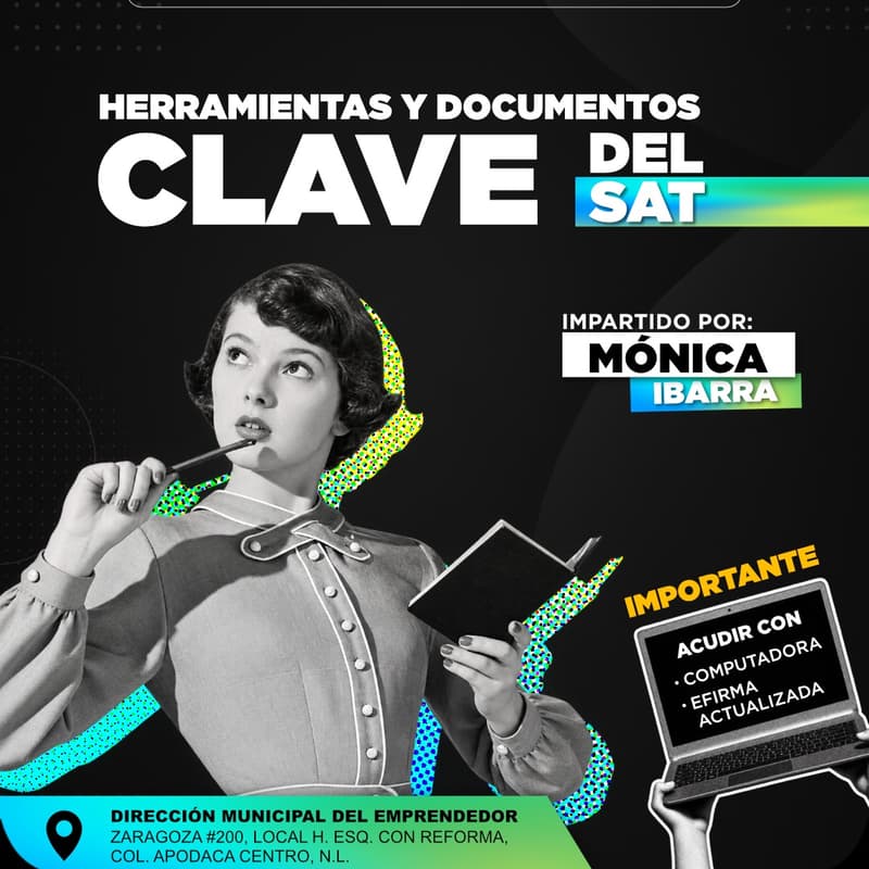 Cover Image for HERRAMIENTAS Y DOCUMENTOS CLAVE DEL SAT (PRESENCIAL)
