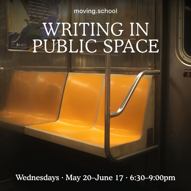 Cover Image for Writing in Public Space: A Five-Week Generative Writing Workshop