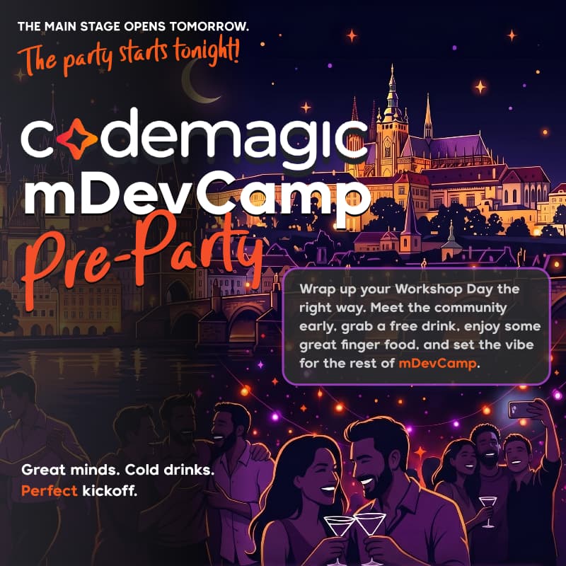 Cover Image for Codemagic Happy Hour at mDevCamp Conference