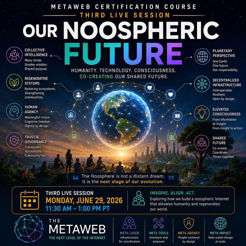 Cover Image for Session 3: Our Noospheric Future