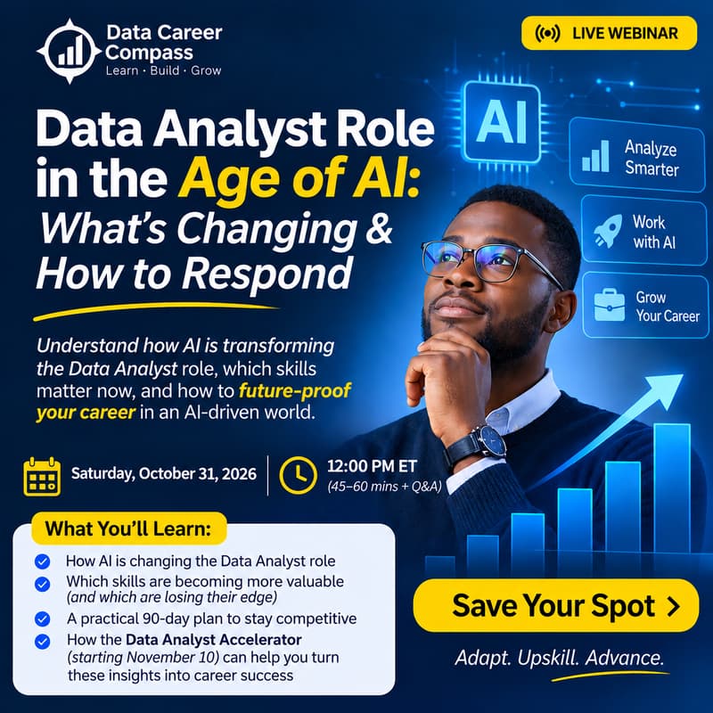 Cover Image for Data Analyst Role in the Age of AI: What’s Changing & How to Respond